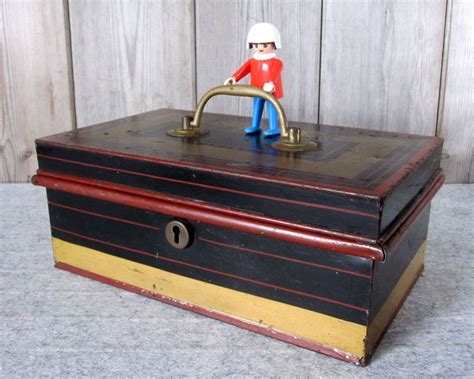 metal money box for sale|vintage metal cash box.